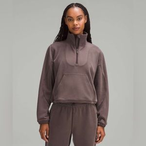 Lululemon sofstreme half zip - espresso - size 4!